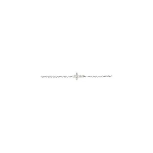 Youth Sideways Cross Bracelet Image 3 Hopman Jewelers Elkhart, IN
