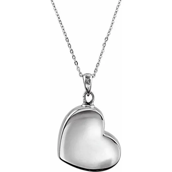 Handprints Ash Holder Necklace Image 3 Hopman Jewelers Elkhart, IN