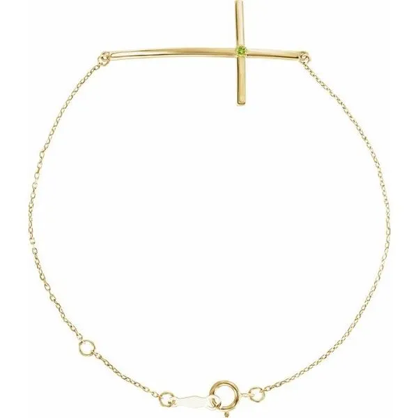 Accented Sideways Cross Bracelet Rasmussen Jewelers Spanish Fork, UT
