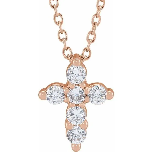 Lab-Grown Diamond Cross Necklace Rasmussen Jewelers Spanish Fork, UT