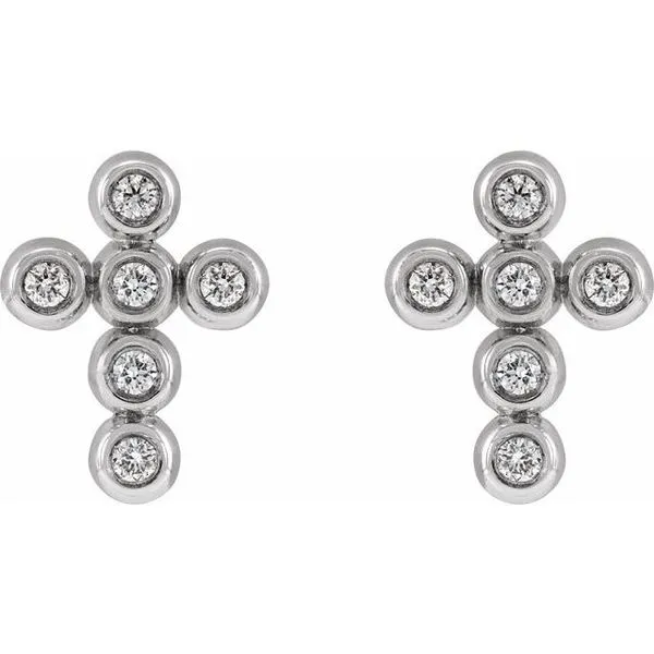 Cross Earrings Image 2 Shipley's Fine Jewelry Hampstead, MD