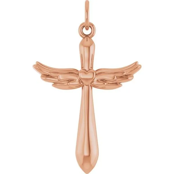 Angel Wing Cross Pendant Hopman Jewelers Elkhart, IN