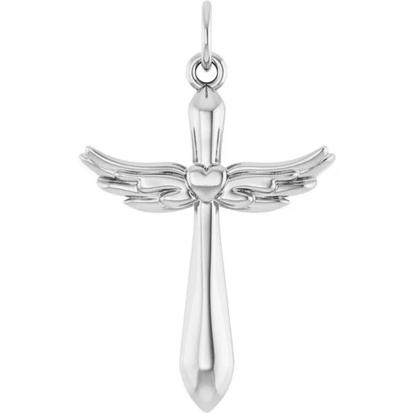 Angel Wing Cross Pendant Grayson & Co. Jewelers Iron Mountain, MI