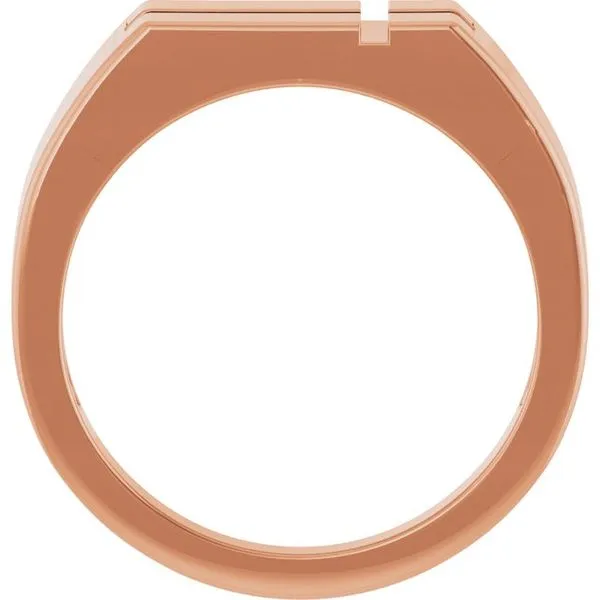 Rectangle Cross Signet Ring Image 2 Spath Jewelers Bartow, FL