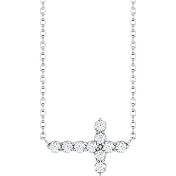 Accented Cross Necklace Rasmussen Jewelers Spanish Fork, UT