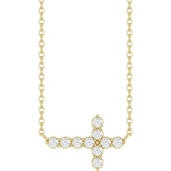 Accented Cross Necklace Hopman Jewelers Elkhart, IN