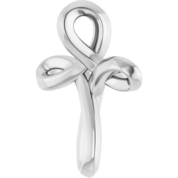 Freeform Cross Pendant Image 2 Hopman Jewelers Elkhart, IN