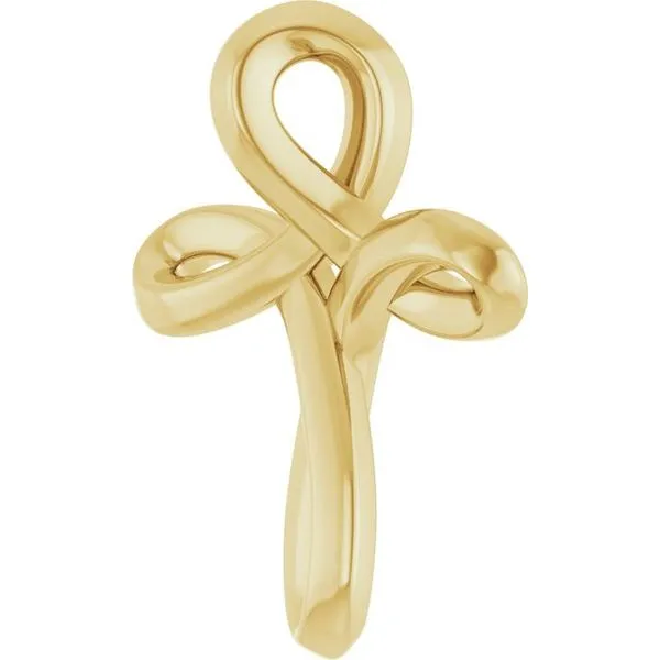 Freeform Cross Pendant Image 2 Hopman Jewelers Elkhart, IN