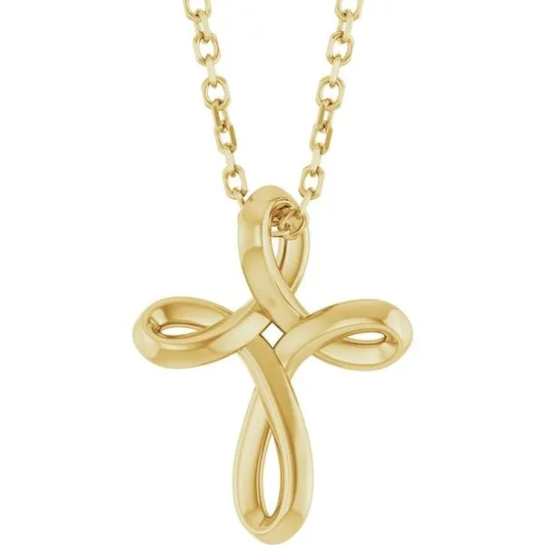 Freeform Cross Necklace Hopman Jewelers Elkhart, IN