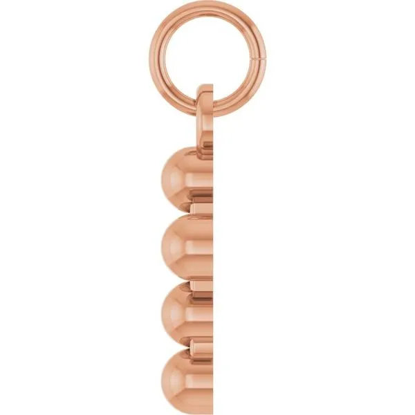 Beaded Cross Pendant Image 3 D'Errico Jewelry Scarsdale, NY