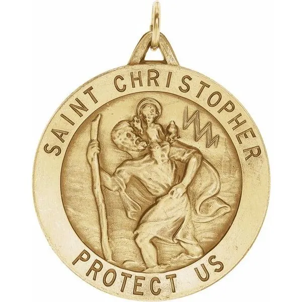 St. Christopher Medal Pendant Spath Jewelers Bartow, FL