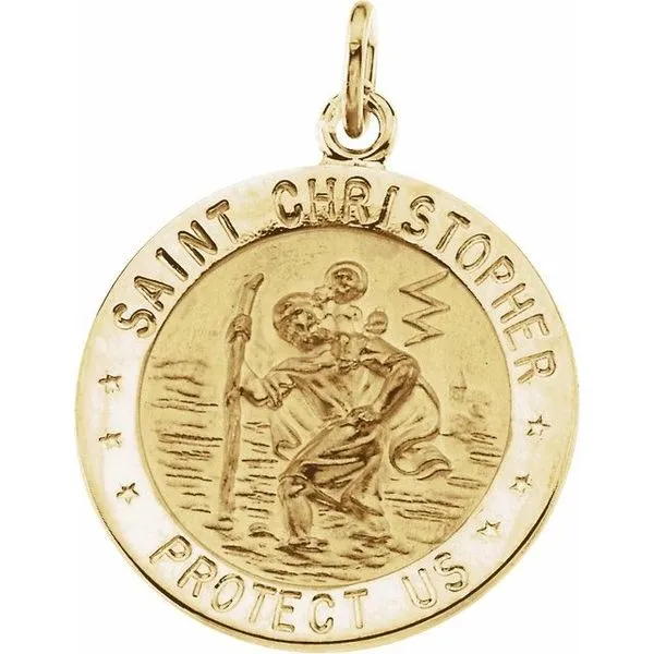 St. Christopher Medal Pendant Avitabile Fine Jewelers Hanover, MA