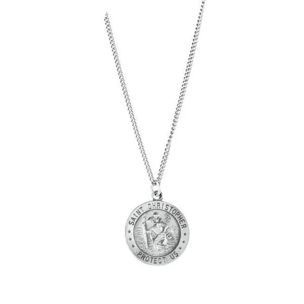 St. Christopher Medal Necklace Hopman Jewelers Elkhart, IN