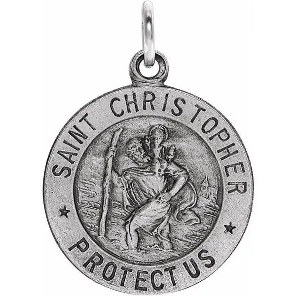 St. Christopher Medal Pendant Hopman Jewelers Elkhart, IN