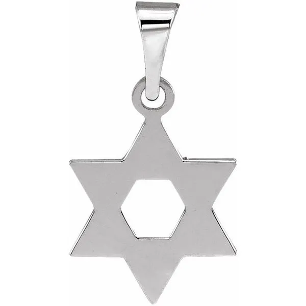 Star of David Pendant Image 3 Hopman Jewelers Elkhart, IN