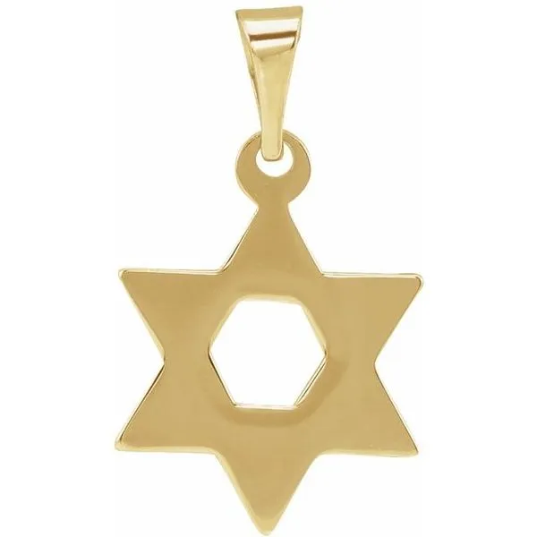 Star of David Pendant Image 3 Diny's Jewelers Middleton, WI