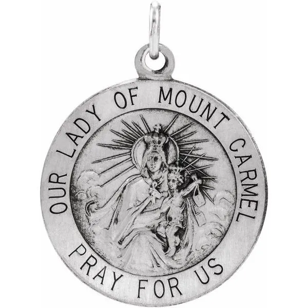Our Lady of Mount Carmel Medal Pendant Hopman Jewelers Elkhart, IN
