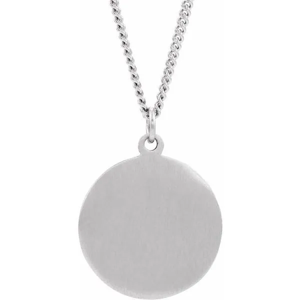 Our Lady of Mount Carmel Medal Necklace Image 3 Rasmussen Jewelers Spanish Fork, UT