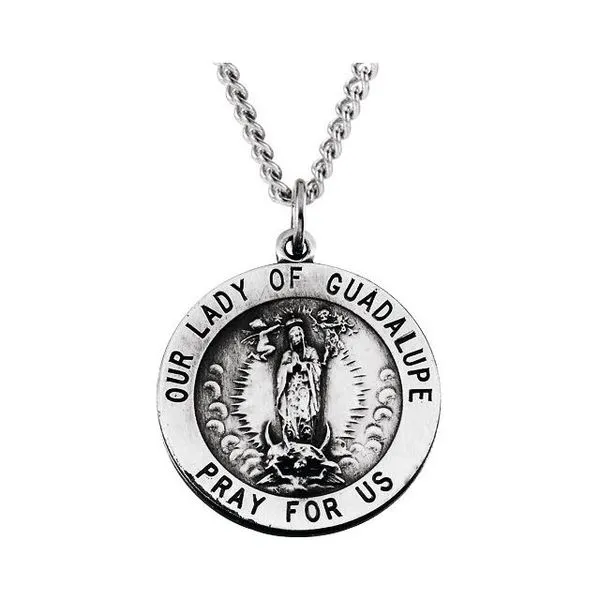 Our Lady of Guadalupe Medal Necklace Arlene's Fine Jewelry Vidalia, GA