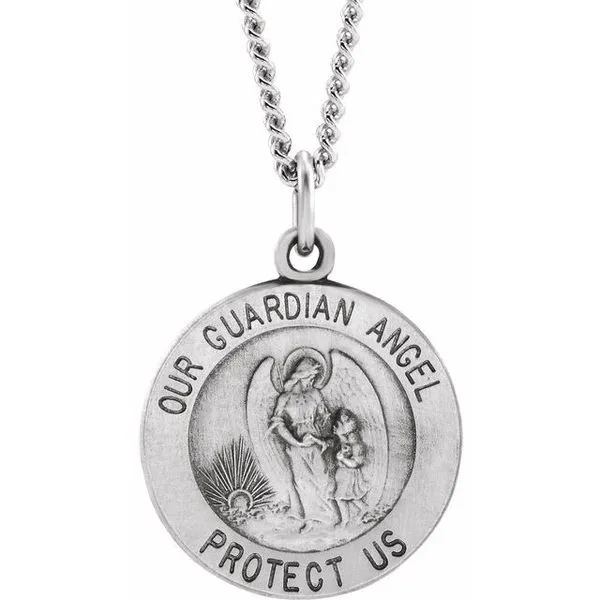 Guardian Angel Medal Necklace Hopman Jewelers Elkhart, IN