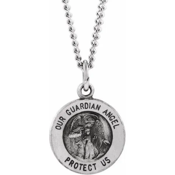 Guardian Angel Medal Necklace Hopman Jewelers Elkhart, IN