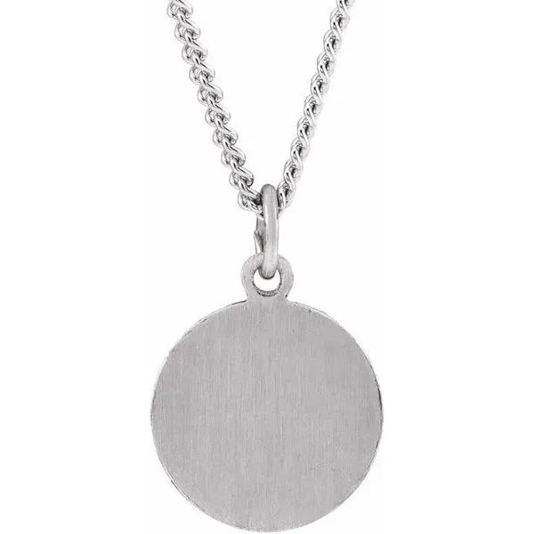 Guardian Angel Medal Necklace Image 3 Rasmussen Jewelers Spanish Fork, UT