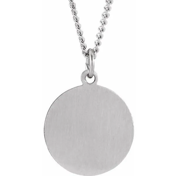 Confirmation Medal Necklace Image 3 Rasmussen Jewelers Spanish Fork, UT