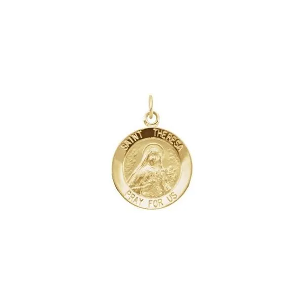St. Theresa Medal Pendant Hopman Jewelers Elkhart, IN
