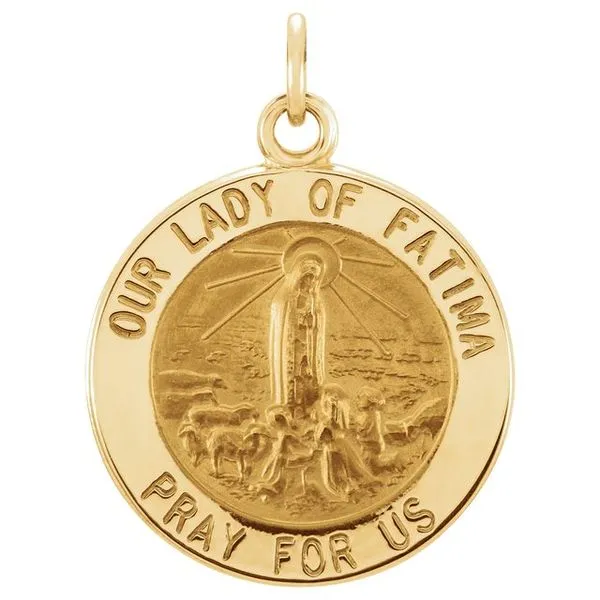 Our Lady of Fatima Medal Pendant Moseley Diamond Showcase Inc Lexington, SC