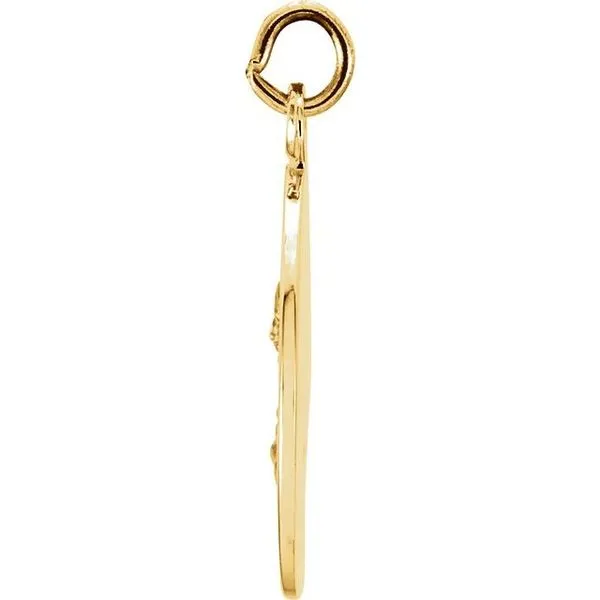 Our Lady of Fatima Medal Necklace Image 2 J. Meredith Jewelers Delafield, WI