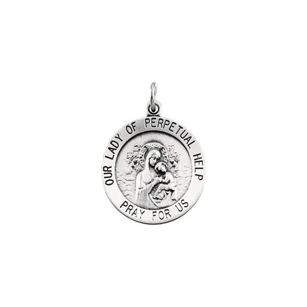 Our Lady of Perpetual Help Medal Pendant J. Meredith Jewelers Delafield, WI