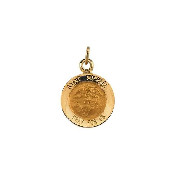 St. Michael Medal Pendant James & Williams Jewelers Berwyn, IL