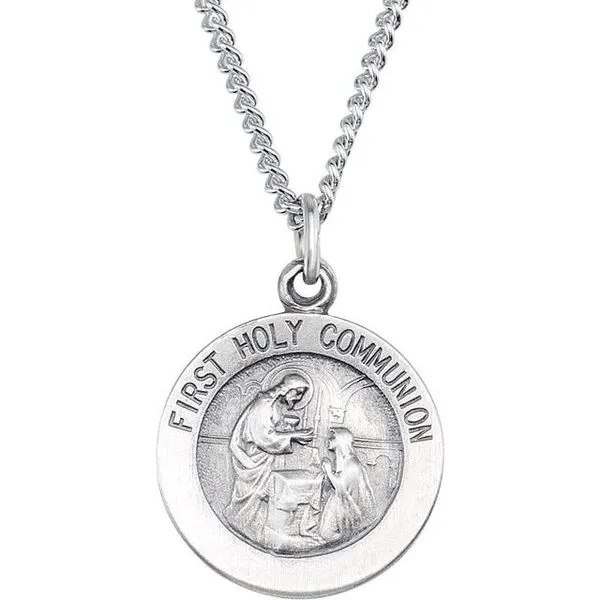 First Holy Communion Medal Necklace Boyd Jewelers Wesley Chapel, FL