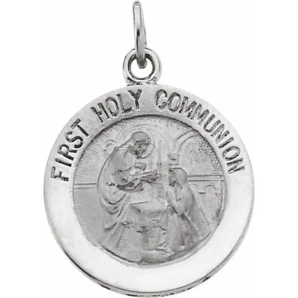 First Holy Communion Medal Pendant J. Meredith Jewelers Delafield, WI