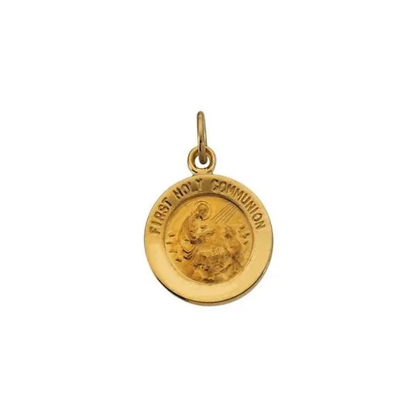 First Holy Communion Medal Pendant J. Meredith Jewelers Delafield, WI