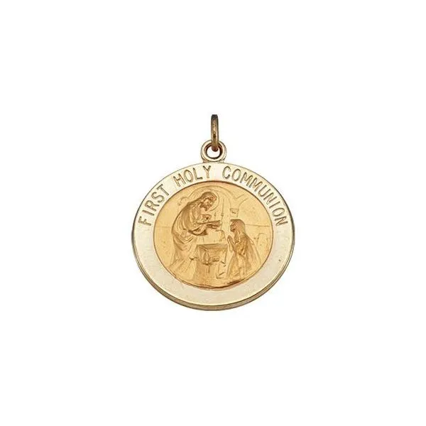 First Holy Communion Medal Pendant Moseley Diamond Showcase Inc Lexington, SC