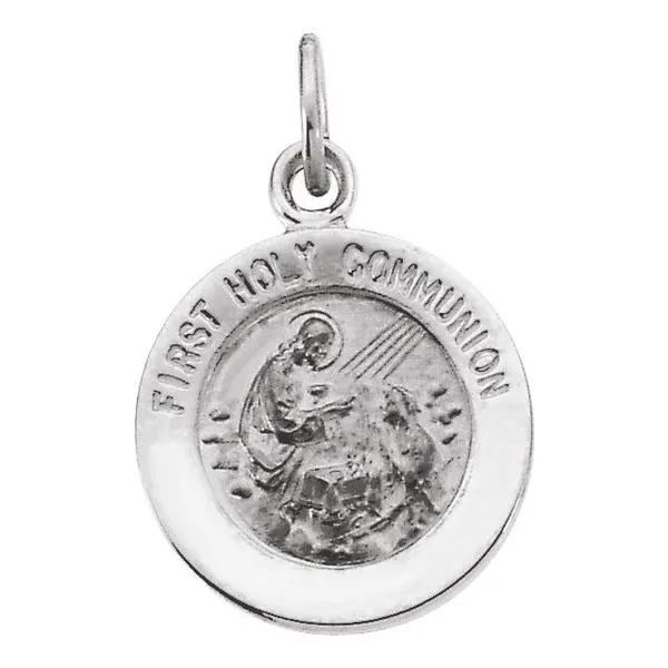 First Holy Communion Medal Pendant J. Meredith Jewelers Delafield, WI