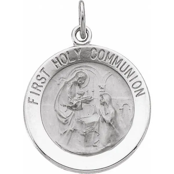 First Holy Communion Medal Pendant J. Meredith Jewelers Delafield, WI