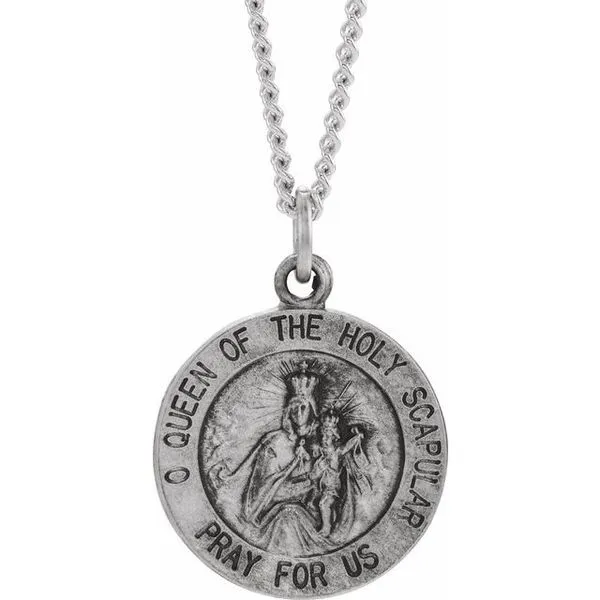 Scapular Medal Necklace M. J. Thomas Jewelers, Ltd. Stratford, CT