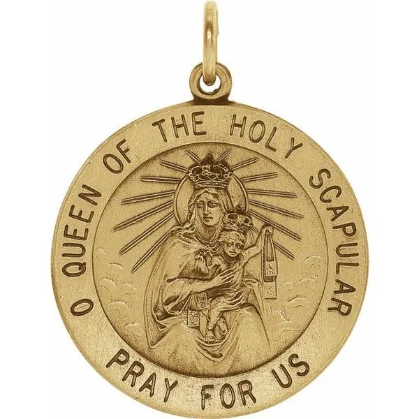 Scapular Medal Pendant Hopman Jewelers Elkhart, IN