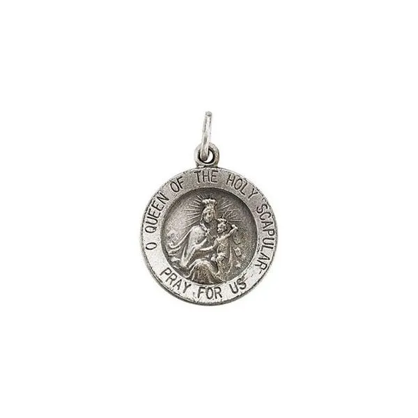 Scapular Medal Pendant Delfine's Jewelry Charleston, WV