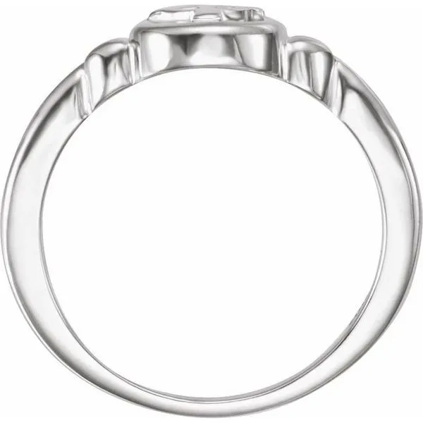Celtic-Inspired Cross Ring Image 2 Hopman Jewelers Elkhart, IN