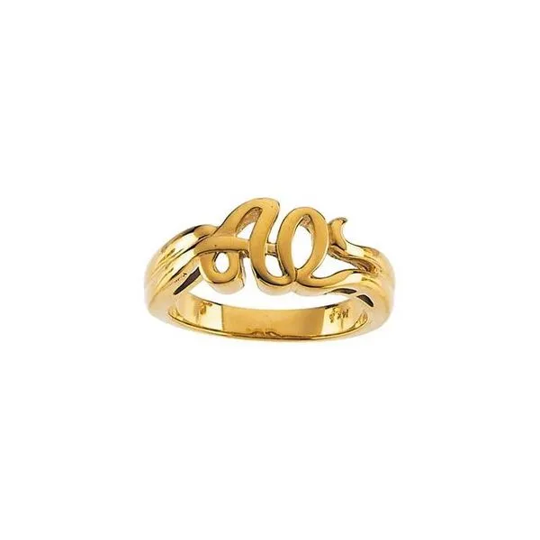 Alpha Omega Ring Rick's Jewelers California, MD