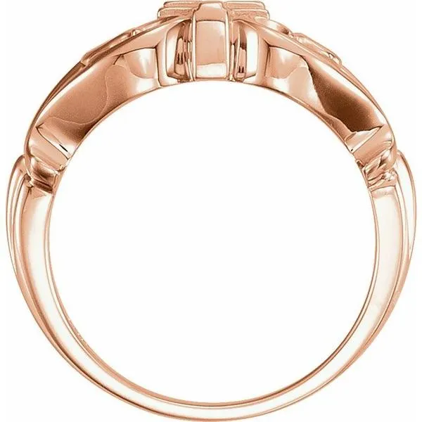 Sculptural Cross Ring Image 2 Studio D Jewelers Woodstock, IL