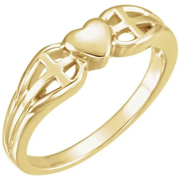 Heart & Cross Ring Jewelry Design Studio Jensen Beach, FL