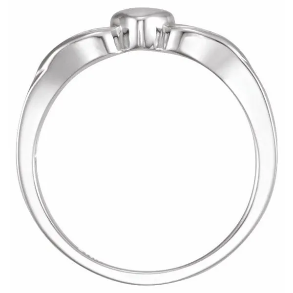 Heart & Cross Ring Image 2 Arnold's Jewelry and Gifts Logansport, IN