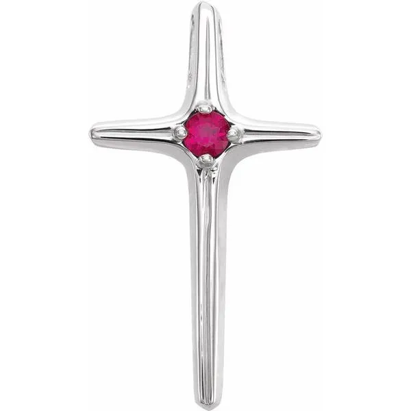 Solitaire Cross Pendant Hopman Jewelers Elkhart, IN