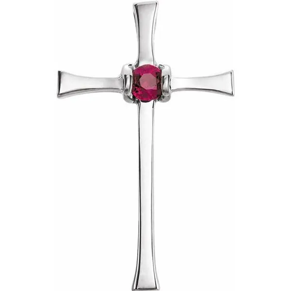 Solitaire Cross Pendant Hopman Jewelers Elkhart, IN