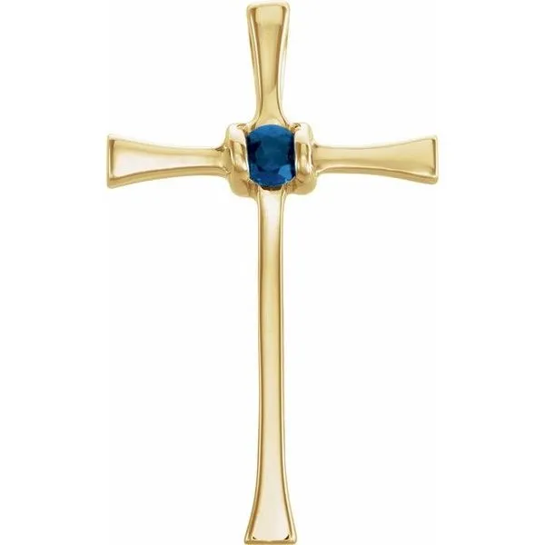 Solitaire Cross Pendant J. Meredith Jewelers Delafield, WI