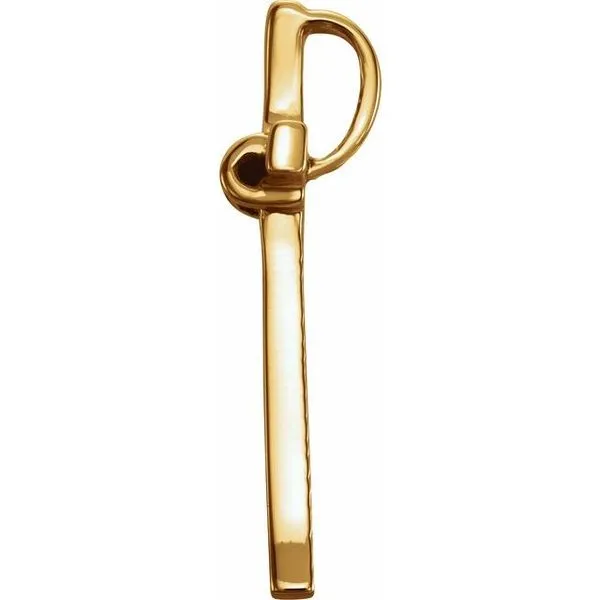 Solitaire Cross Pendant Image 2 Arnold's Jewelry and Gifts Logansport, IN